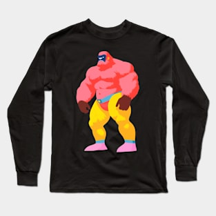 Big Foot Wrestler Long Sleeve T-Shirt